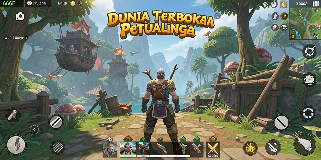 Screenshot utama dari gameplay Open World yang mengesankan.