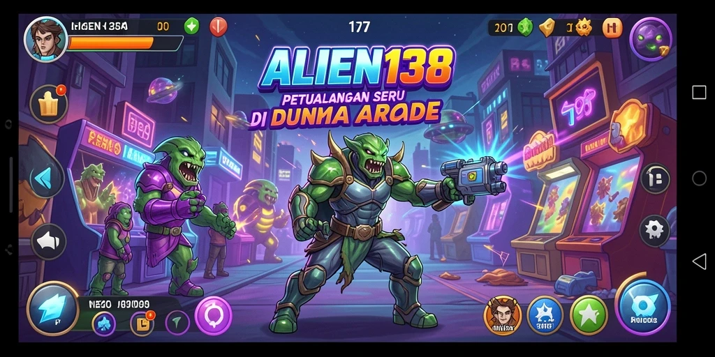 Tampilan gameplay seru dari ALIEN138 yang penuh tantangan.