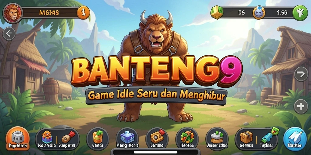 Tampilan gameplay BANTENG69 yang seru dan santai.