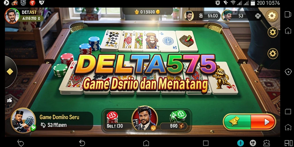 Tampilan gameplay seru dari DELTA575 yang menantang.