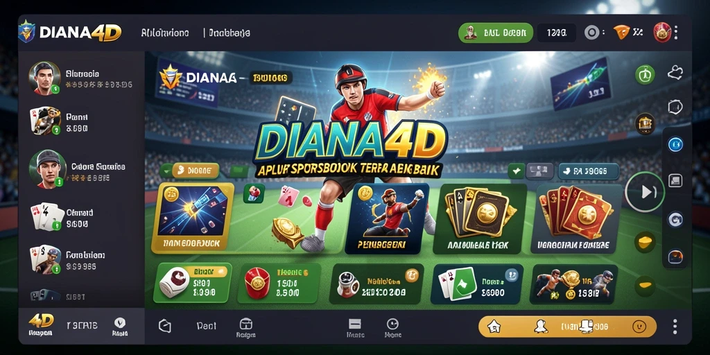 Screenshot gameplay DIANA4D menunjukkan pengalaman taruhan yang interaktif dan menarik.