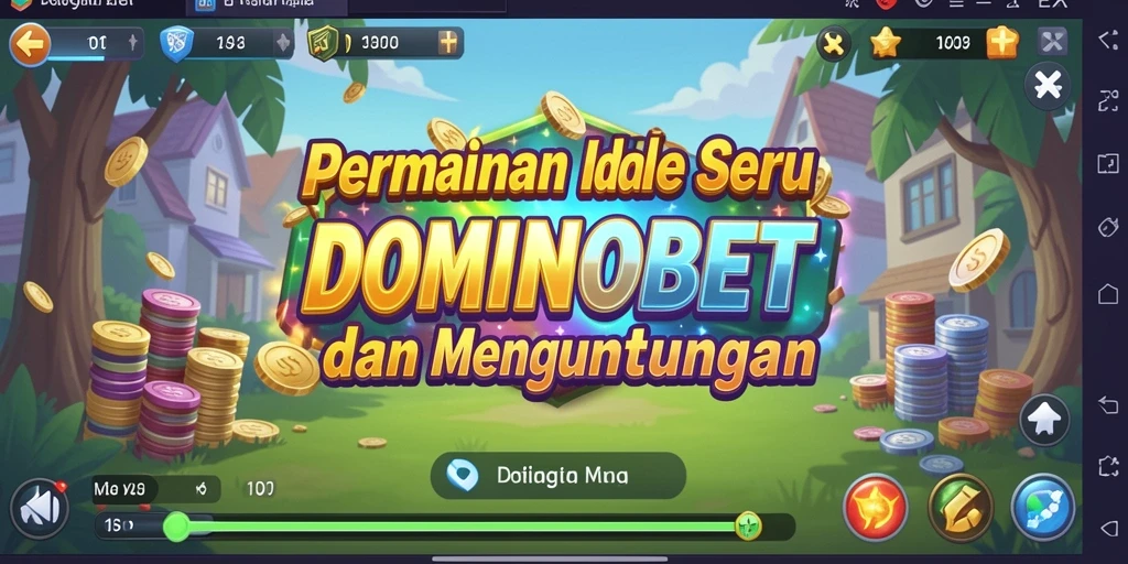 Tampilan menarik dari gameplay <strong>DOMINOBET</strong> saat bermain Idle.