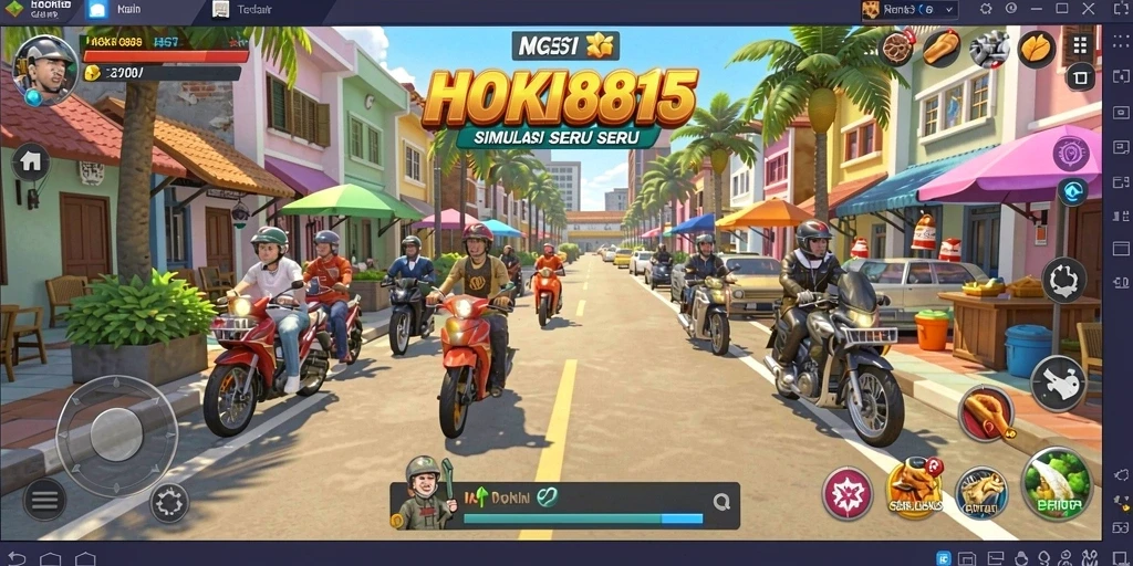 Tampilan gameplay HOKI8815 yang menarik dan dinamis.
