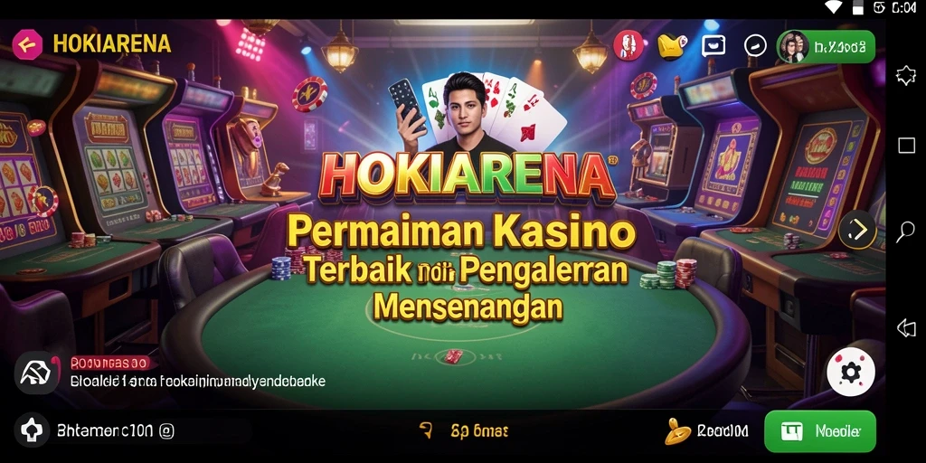 Screenshot HOKIARENA menampilkan keseruan permainan kasino yang mengasyikkan.