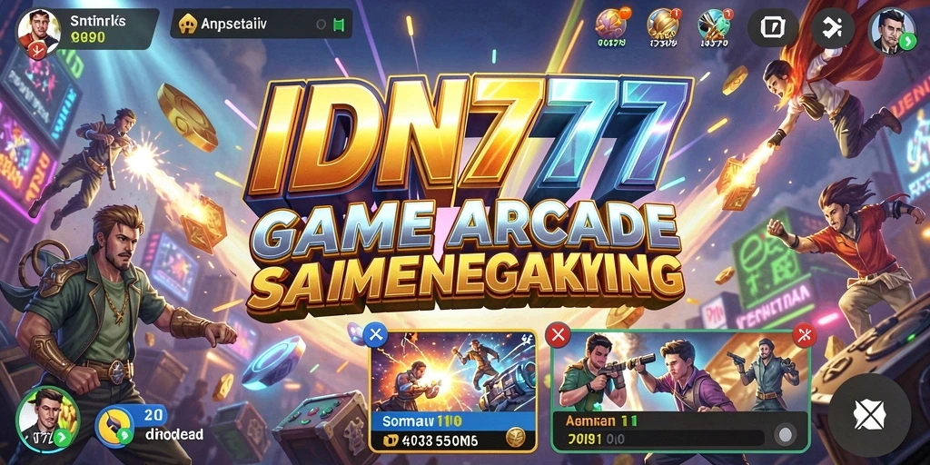 Screenshot gameplay IDN777 menampilkan aksi seru dalam game Arcade.