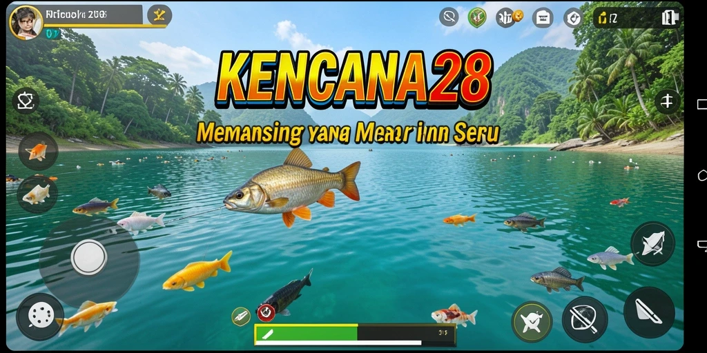 Gameplay KENCANA28 dengan suasana memancing yang menyenangkan dan grafis yang indah.