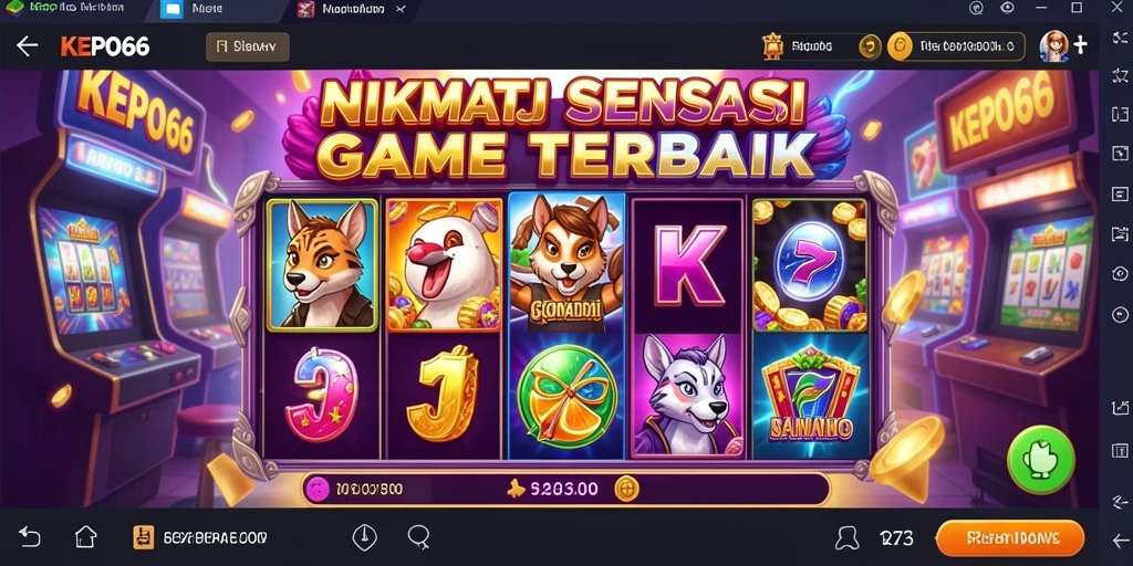 Tangkapan layar utama KEPO66 menampilkan gameplay mengasyikkan dan beragam tema slot.