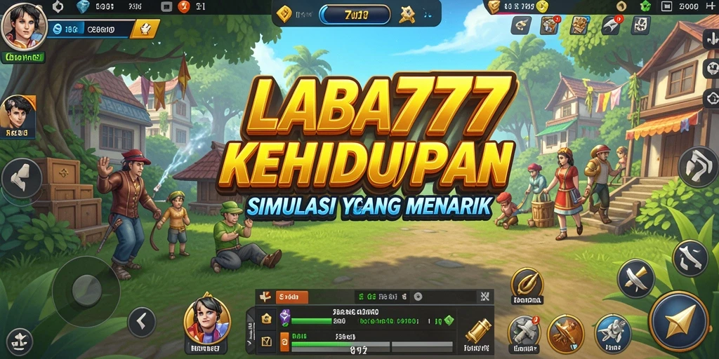 Tampilan gameplay menarik dari LABA777 dengan berbagai aktivitas simulasi.