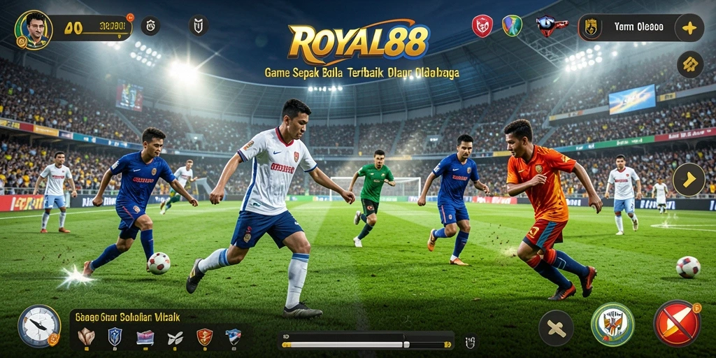 Tangkapan layar gameplay ROYAL88 yang menampilkan aksi seru di lapangan.