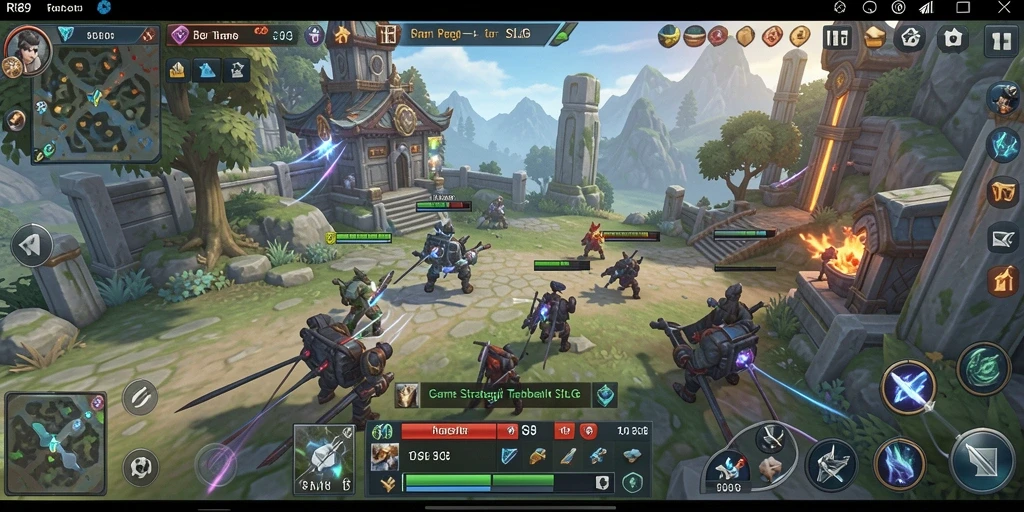 Tampilan gameplay RR89 yang menegangkan dan strategis.